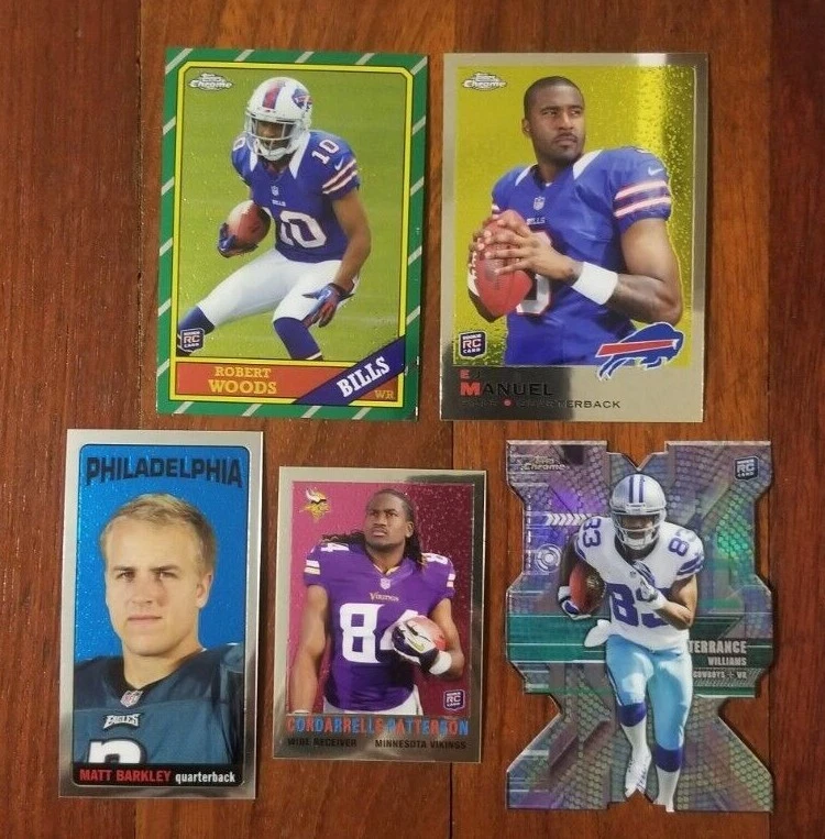 2013 Topps Chrome Rookie Insert Football Cards Pick Your Player! - Image 1 of 1