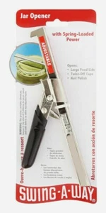 Swing-A-Way JAR OPENER Adjustable Food Lids Twist-Off Caps Nail Polish 711BK NEW - Picture 1 of 1