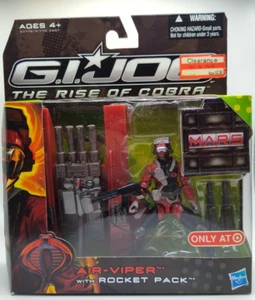 2009 GI Joe the Rise of Cobra Air-Viper con Rocket Pack Hasbo Figura 3,75 - Foto 1 di 8