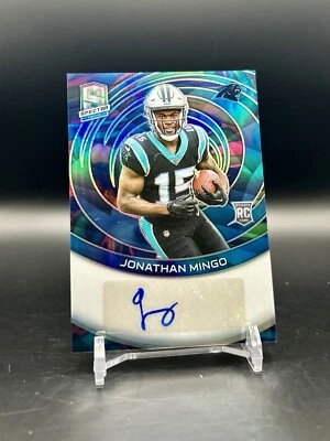 2023 Panini Spectra Jonathan Mingo 3/4 Auto Carolina Panthers RC Dallas Cowboys - Image 1 of 2