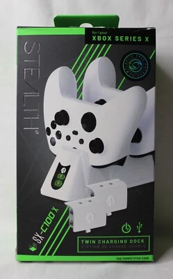 Stealth SX-C100X White Twin Charging Dock & 2 Batteries Xbox Series X / S - Image 1 of 4