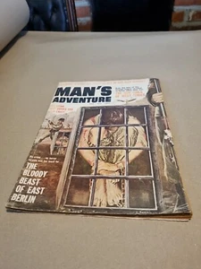 Man's Adventure Magazine September 1960 Volume 3 No 2 Vintage Pulp Fiction - Picture 1 of 9
