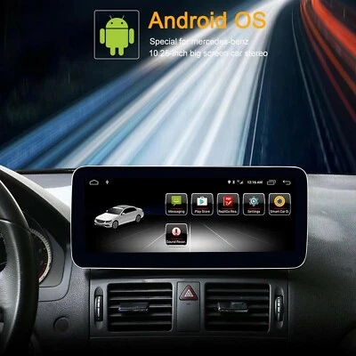 Pantalla táctil 10.25" gps multimedia Android 8 Mercedes Benz W204 Prestyling - Imagen 1 de 4