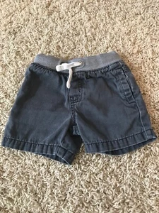 Cat & Jack Boys Dark Gray Shorts Size 12 Months - Picture 1 of 3