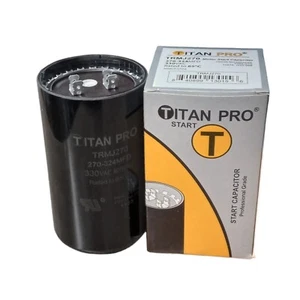 Titan Pro TRMJ270 Motor Start Capacitor. 270-324 MFD UF / 330 VAC - Picture 1 of 4