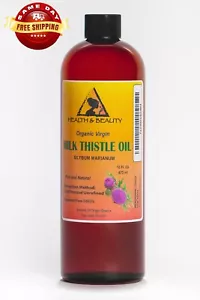 MILK THISTLE SEED OIL ORGANIC UNREFINED VIRGIN RAW by H&B Oils Center PURE 32 OZ - Picture 1 of 12