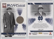 2012 Elite Back to the Future Materials /199 Knute Rockne #3