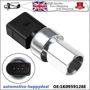FOR VW AUDI SEAT SKODA AIR CON CONDITIONING PRESSURE SENSOR SWITCH 1K0959126E - Picture 1 of 6