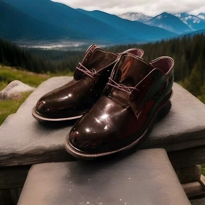 Zapatos de vestir Bates MC9-90 para hombre negros de alto brillo talla 13 D suelas Vibram nuevos nuevos en stock  Foto 1 de 4