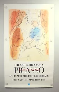 Póster de exposición Los cuadernos de bocetos de Picasso "Je Suis Le Cahier" 21X35" A13-X4 - Imagen 1 de 6