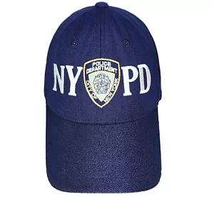 NYPD Wool Blend Baseball Cap Hat New York Police Department One Size - Picture 1 of 10