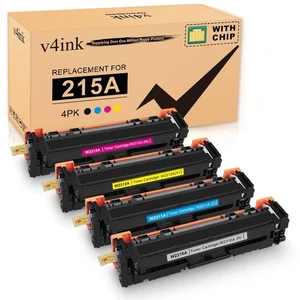 Pack de 4 cartouches de toner V4ink 215A W2310A W2311A W2312A W2313A pour M182 M183 M155 - Photo 1/2