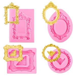 Vintage Barock Rahmen Silikonform - Bild 1 von 14