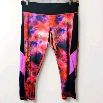 Champion 女式紧身裤 XXL 码多色 Duodry 领带染料运动服锻炼  — 第 1/4 张图片