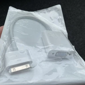 NEW - Apple iPad Dock Connector to VGA Adapter MC552ZM/A Model A1368. Free Post! - Picture 1 of 6