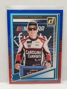 2025 NASCAR Donruss Connor Zilisch Rated Rookie SP Red & Blue Gold Foil Card RC - Picture 1 of 2