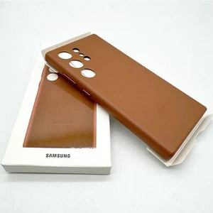 Custodia di lusso OEM in ecopelle sottile antiurto per Samsung Galaxy S24 Ultra - Foto 1 di 28