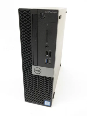 Dell Optiplex 5060 SFF 3GHz Core i5-8500 8GB RAM 500GB HDD DVDRW Win10 - Image 1 of 4