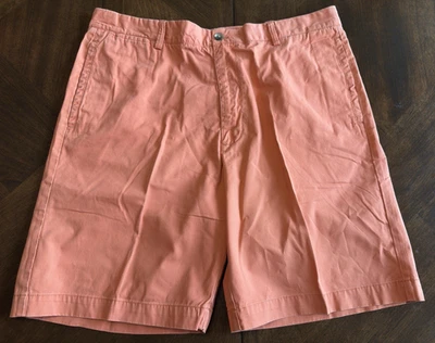 Pantalones Cortos Chinos Carga Izod Para Hombre Algodón Naranja Talla 40 Foto 1 de 4