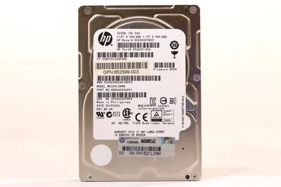 HP EH0300FCBVC 300GB 2.5" 6Gb/s 15K RPM SAS Server Drive P/N: 652599-003 Tested - Image 1 of 2