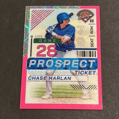 2024 Panini Prospect Edition Pink Chase Harlan 76/79 P1663 - Image 1 of 2