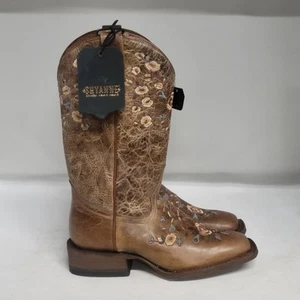 Shyanne Coralee Western Boot Brown Women's Size 6M - Picture 1 of 10