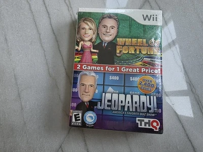 Gameshow Fun Double Pack: Wheel of Fortune & Jeopardy for Nintendo Wii Brand New - Image 1 of 3