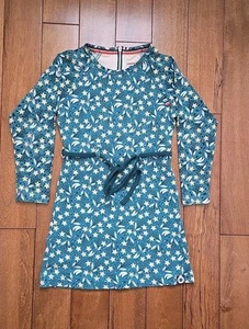 4 Funky Flavours Floral Print Long Sleeve Knee Length Dress Size 4-5 - Picture 1 of 10