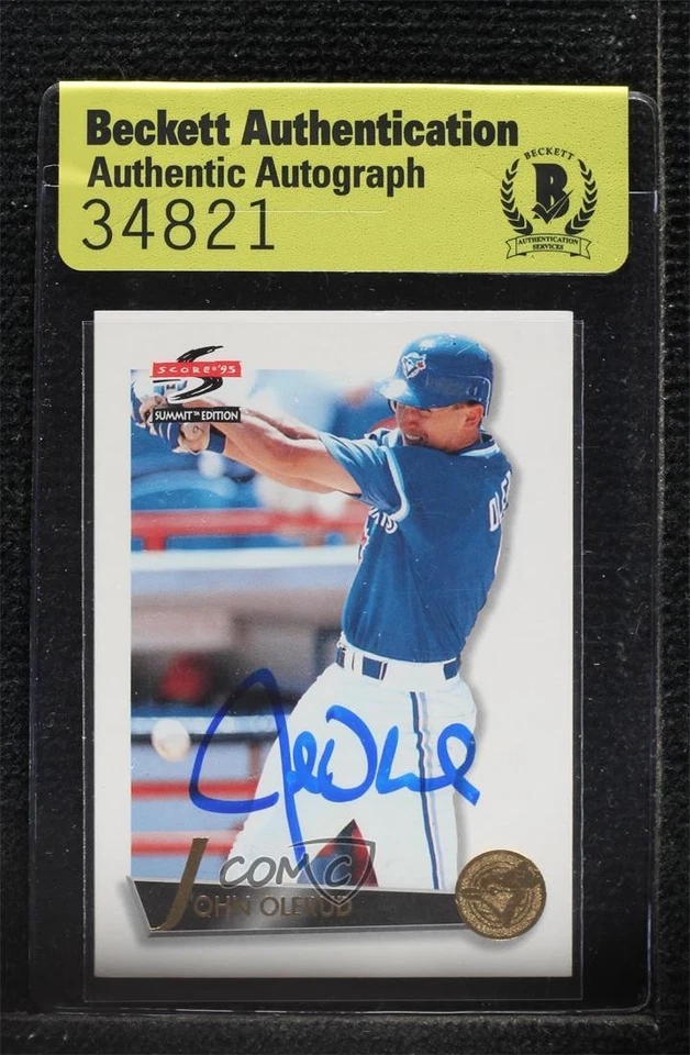 BAS 1995 Score Summit John Olerud #55 Authentic Auto - Image 1 of 2