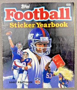 Vintage 1987 Topps NFL Football Sticker Yearbook Incomplete - Picture 1 of 10