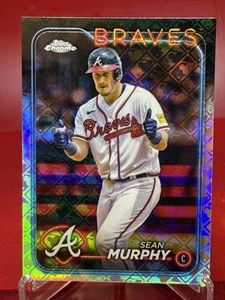 2024 Topps Chrome Logofractor Sean Murphy #255 Refractor Atlanta Braves - Picture 1 of 2