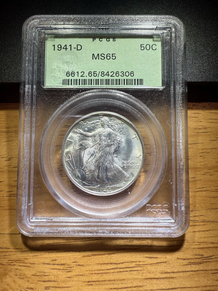 アメリカ合衆国　1941　1/2ダラー銀貨　ウォーキングリバティ MS65 アメリカ合衆国 1941 1/2ドル銀貨 ウォーキングリバティ
