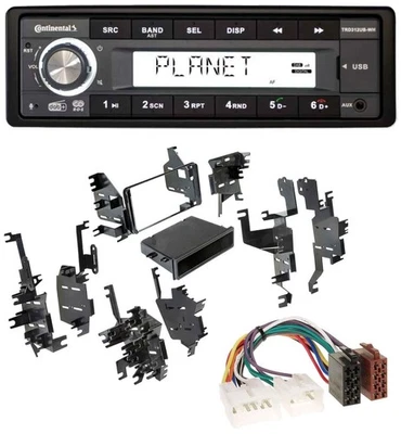 Continental USB 1DIN AUX DAB MP3 Autoradio für Toyota Highlander Matrix RAV 4 - Bild 1 von 4