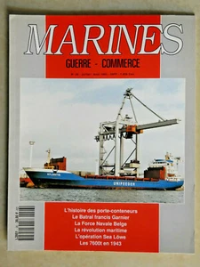 REVUE MARINES GUERRE COMMERCE 1993 N°26 POTE-CONTENEURS MARINE BELGE BATRAL - Imagen 1 de 1