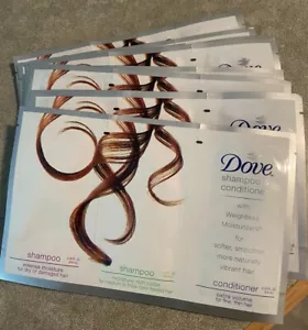 Lot Of 8 Dove Shampoo and conditioner travel sample sets To Go - Picture 1 of 2