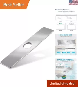 Duradero 10" Acero Inoxidable Fregadero Grifo Agujero Cubierta - Acabado Níquel - Imagen 1 de 9