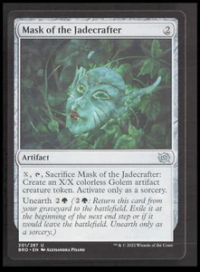 MTG Mask of the Jadecrafter 201 Uncommon The Brothers' War Card CB-1-3-A-25 - Picture 1 of 7