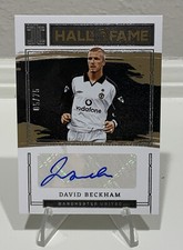 2022-23 Panini Impeccable David Beckham Hall Of Fame Prizm Auto #’d 5 /75 🔥