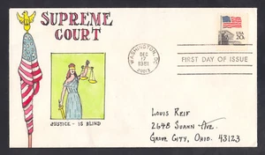 US Stamp #1894 20c Flag on Herman Maul Handpainted First Day Cover VF - Picture 1 of 1