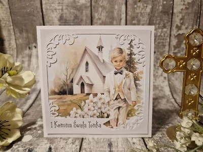 First Holy Communion invitation Zaproszenia na Pierwsza Komunie Swieta x - Image 1 of 3