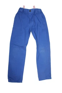 Jacadi Paris Sky Blue Chino Pants Boys Size 6A Adjustable Waist - Picture 1 of 4
