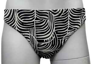Pantalones de bikini brasileños negros blancos y negros para dama MARKS & SPENCER UK 14 - Imagen 1 de 8