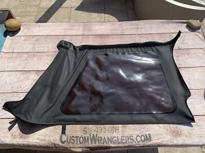 97-06 Bestop ventana lateral del pasajero negro Jeep Wrangler TJ Trektop NX inclinado hacia atrás Foto 1 de 4