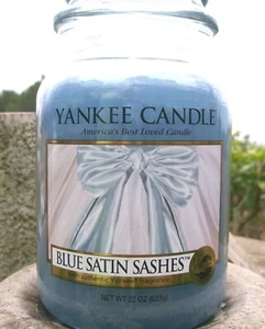 Yankee Candle "BLUE SATIN SASHES" My Favorite Things ~ LARGE 22oz. ~ RARE ~ NEU - Bild 1 von 5