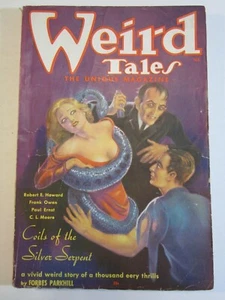 Weird Tales Pulp, Feb. 1936 VG Robert E. Howard Conan & Brundage Cover Art! - Picture 1 of 5