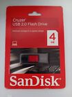 SanDisk Cruzer 4GB USB 2.0 Flash Drive SDCZ36-004G-A11. New
