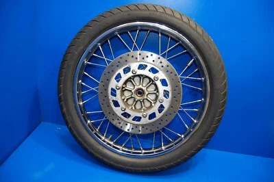 1996 95-21 VIRAGO XV250 V STAR 250 J18X1.60 OEM FRONT WHEEL ROTO 4DN-25111-20-35 - Image 1 of 4