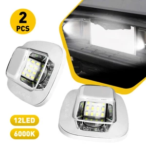OXILAM For 1998-2000 Chevrolet LED License Plate Lights 5500K 1480LM Xenon White - Picture 1 of 11
