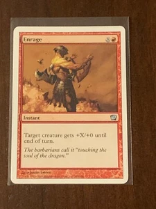 Magic the Gathering Ninth Edition Enrage - Picture 1 of 2