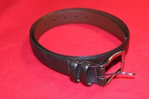 Cinturón de vestir de cuero marrón Torino para hombre TALLA 34 - 1 3/8" DE ANCHO - NUEVO CON ETIQUETAS - Imagen 1 de 4